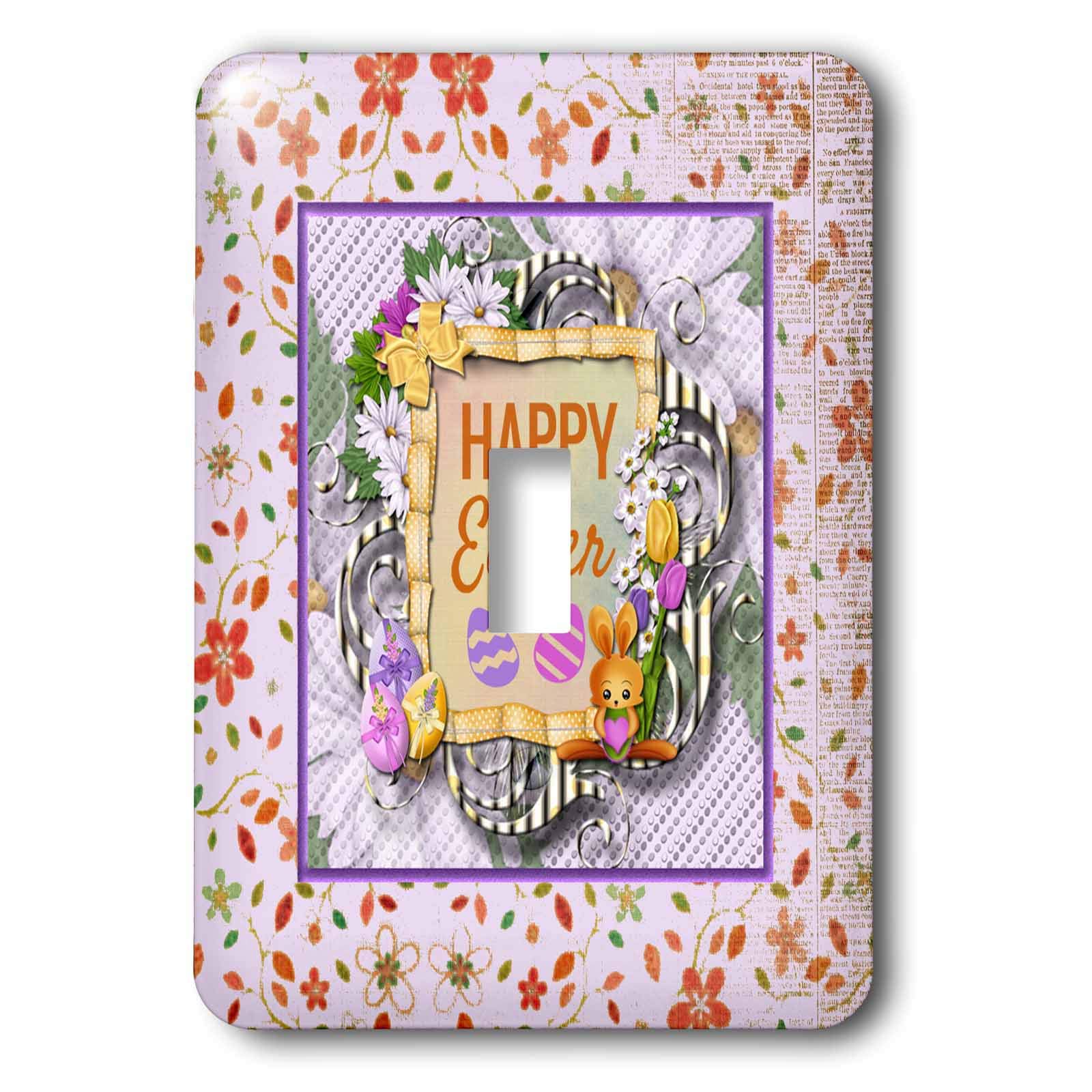 Plaque interrupteur simple 3dRose lsp_302937_1 déco maison et bureau