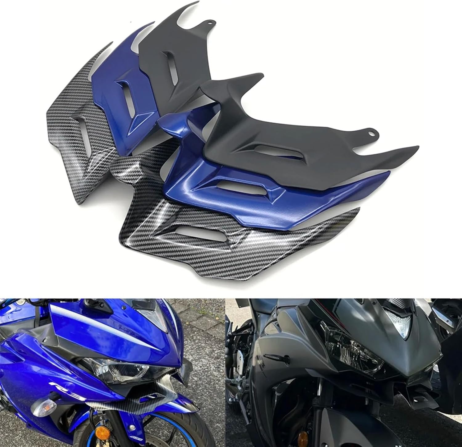 フェアリングキット YZFR3 YZFR25 2014-2018 オートバイフロントビーク