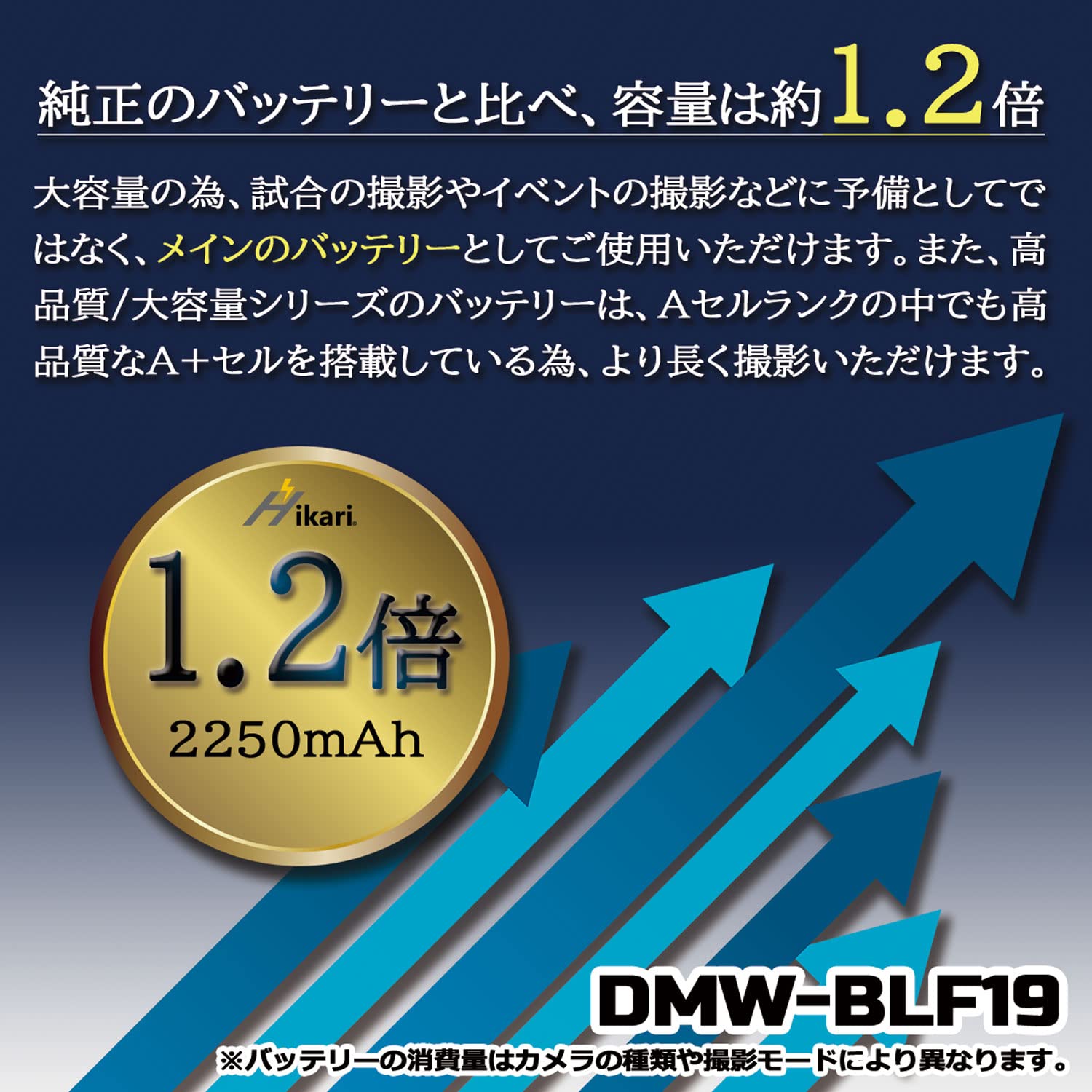 Amazon | str 2個セット 純正品DMW-BLF19よりも20%増の2250mAh大容量