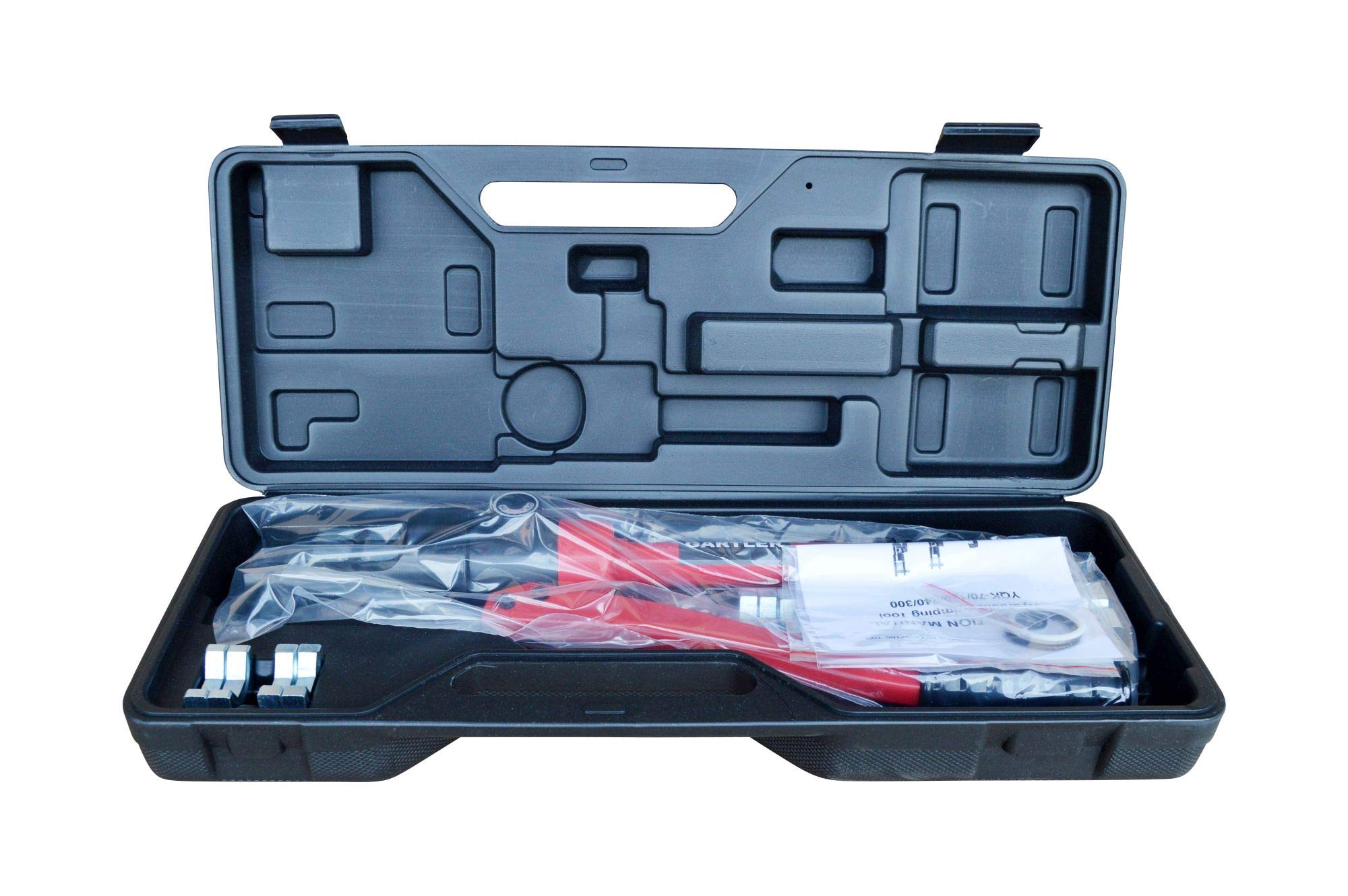 DOZPAL Pinza A Crimpare Per Cavi Alimentata A Batteria, Crimpatrice Idraulica Ricaricabile Per Terminali In Rame E Alluminio, Intervallo Di Crimpatura 16-300 Mm²/16-400 Mm²,B - Foto 7