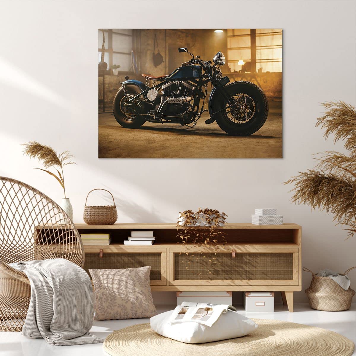 Arte Mural ARTTOR Arquitectura Cuadro Sobre Lienzo Moderno 100x70 Cm -  Motivo Calle Con Bicicletas Para Decoración De Salón O Dormitorio  Decoración Moderna Salón, image size:1200x1200