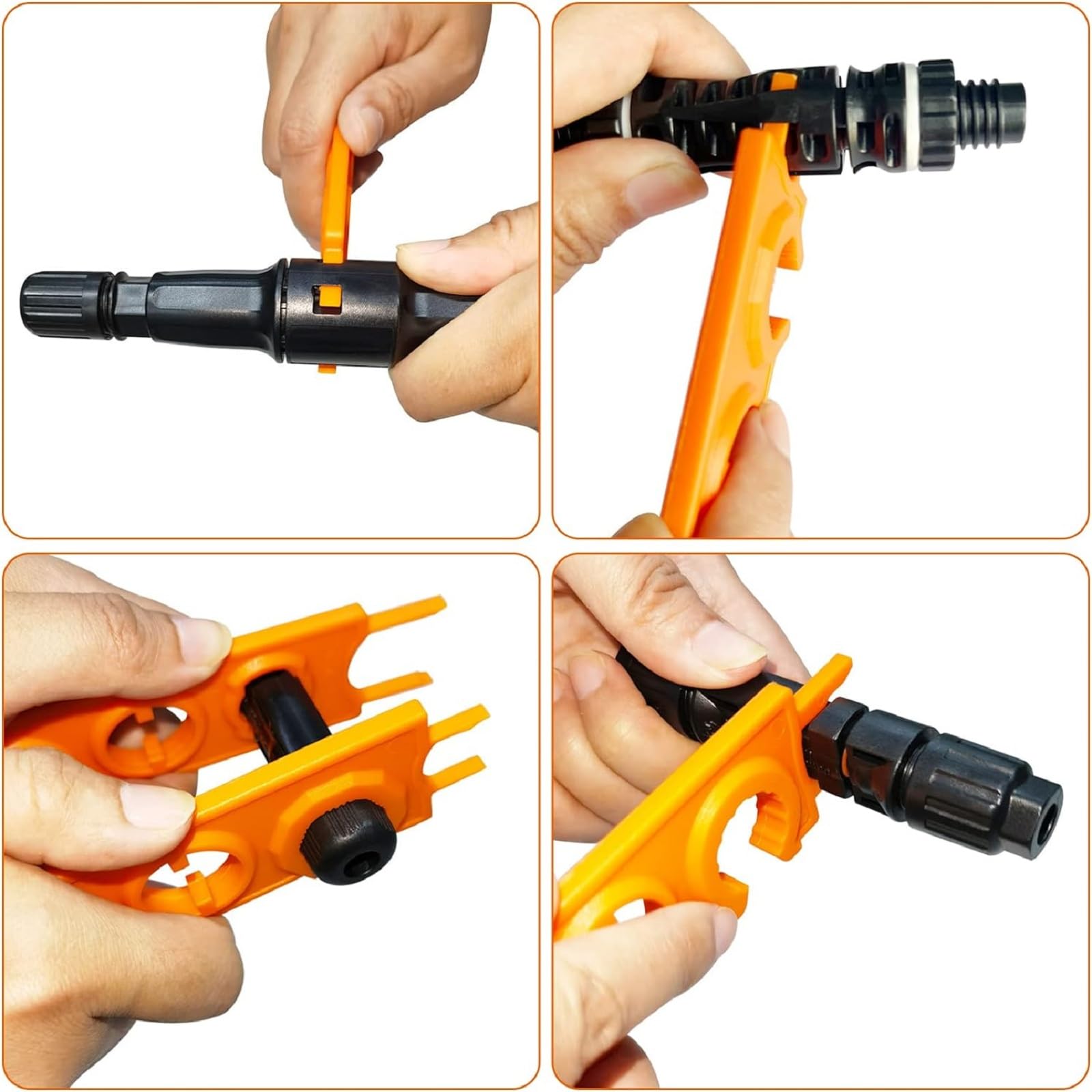 2pcs Solar Panel Socket Wrenches, MC4 Tool Wrench, Connector Wrench, Mounting and Disassembly Tools for MC4 Plugs