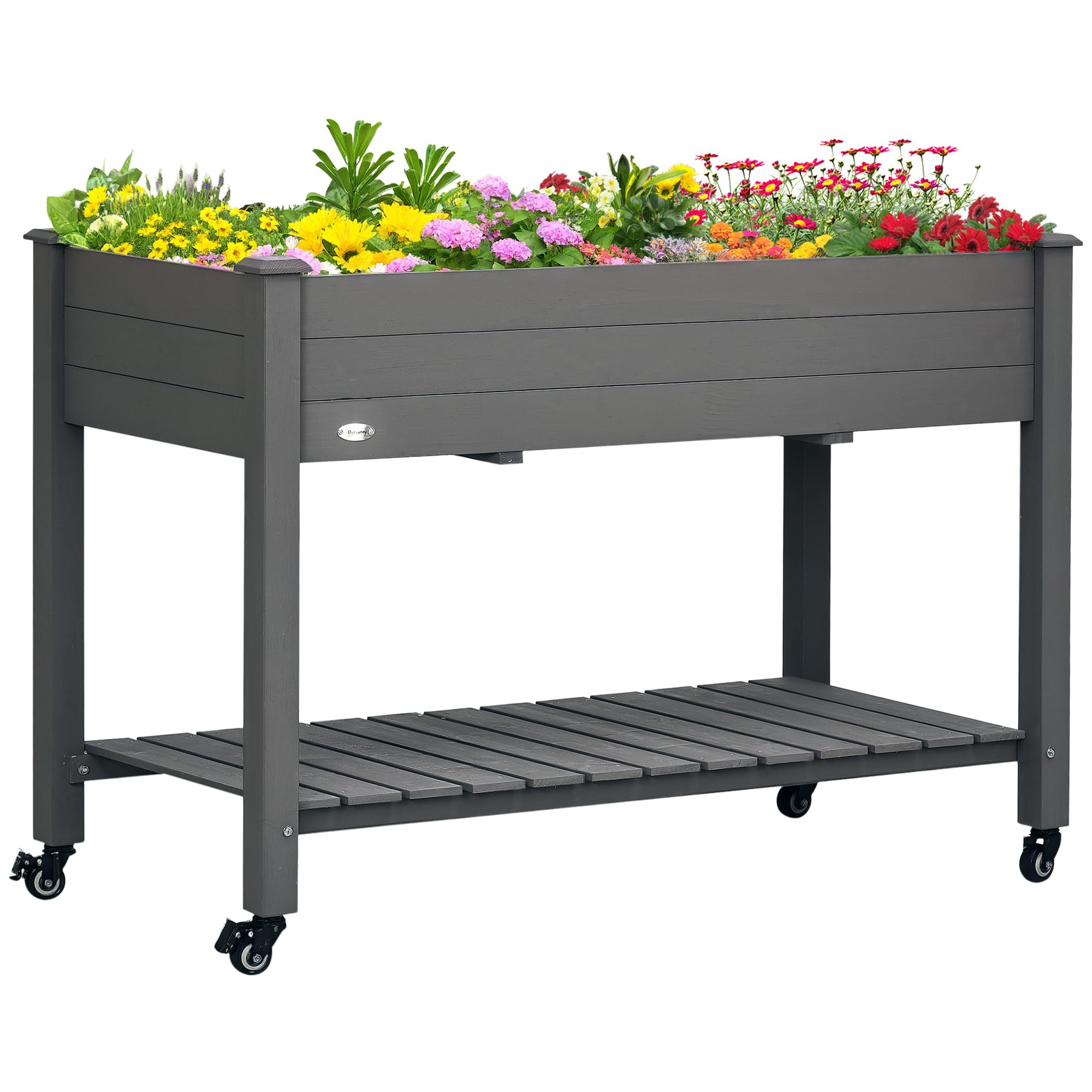 Amazon.com: Outsunny Raised Garden Bed, 47