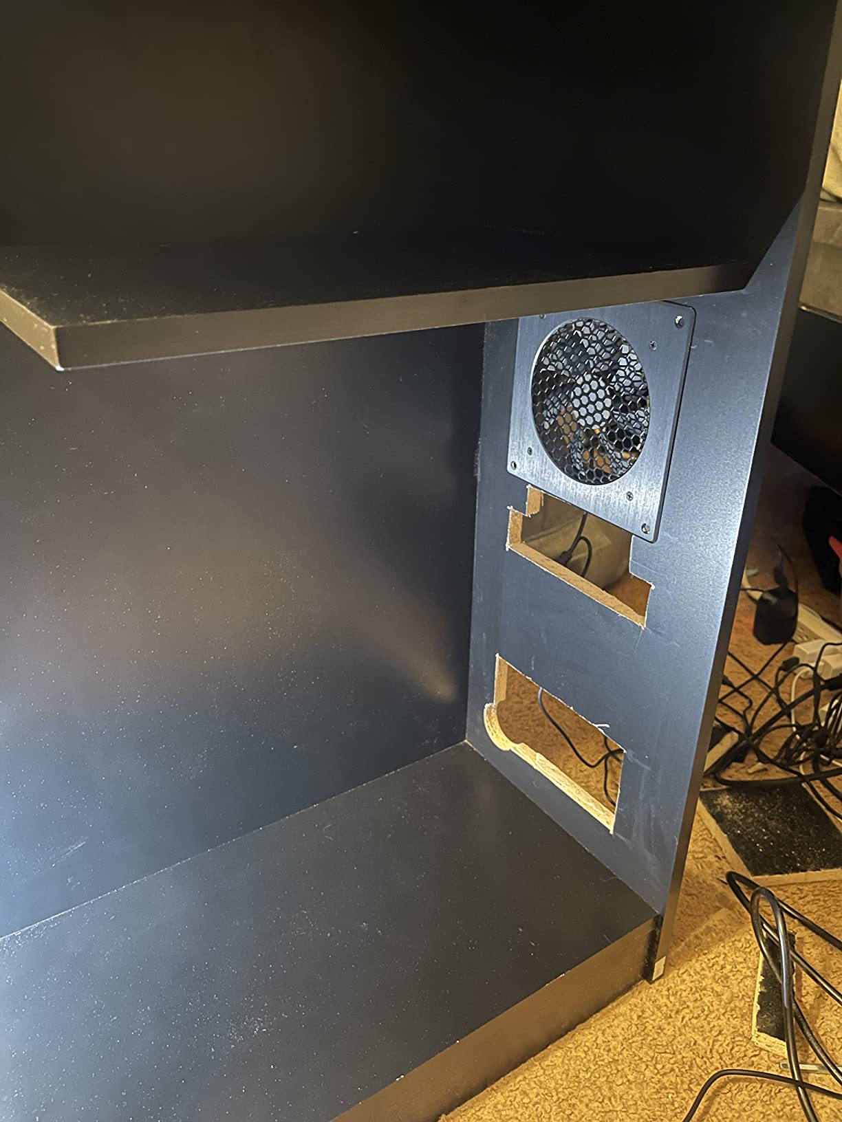 21/mo Finance Techni Sport Jango Gaming Desk with Shelves and
