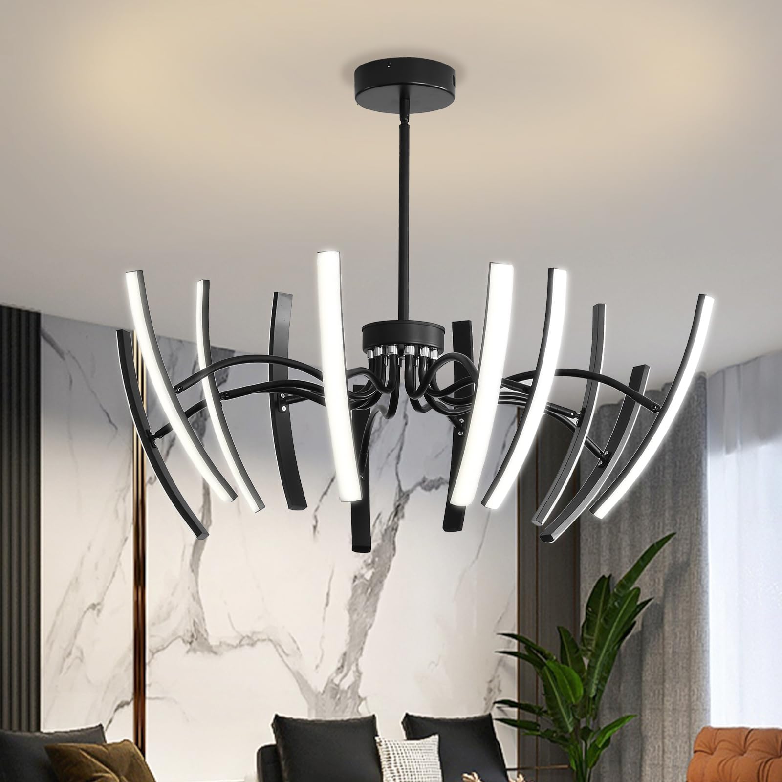 Modern LED Suspension Enfants Dimmable 40W, avec télécommande Creative