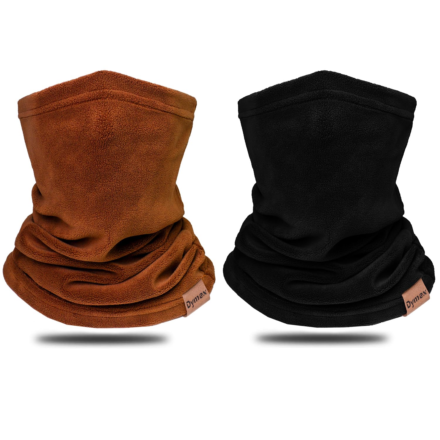 Dymex 2 PCS Kids Neck Warmer Gaiter Winter Fleece Neck Cover Balaclava Windproof Face Cover Mask for Ski Motorcycle