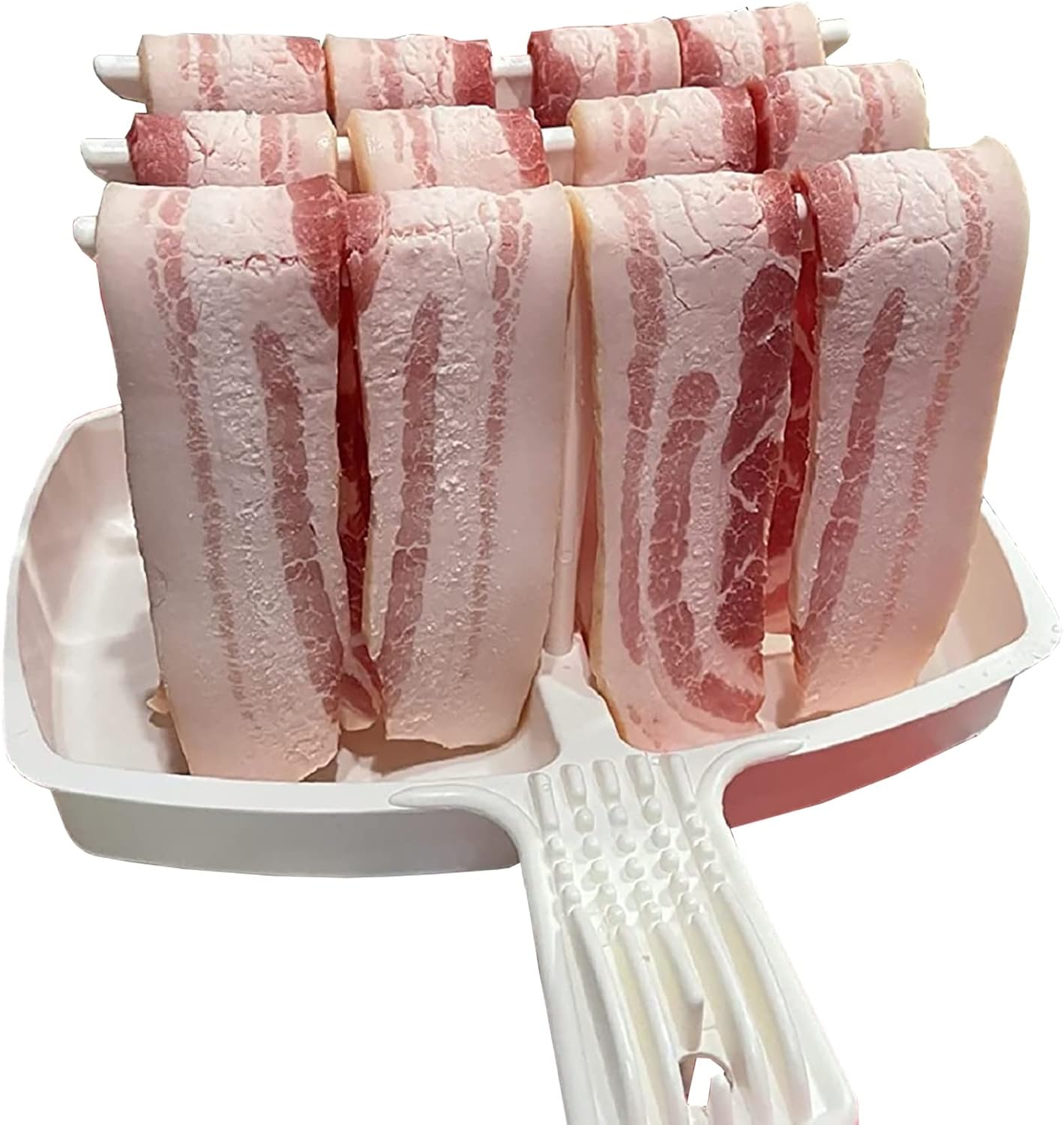 Microwave Bacons Cooker, Tray Rack Bacons Cooking Tool for
