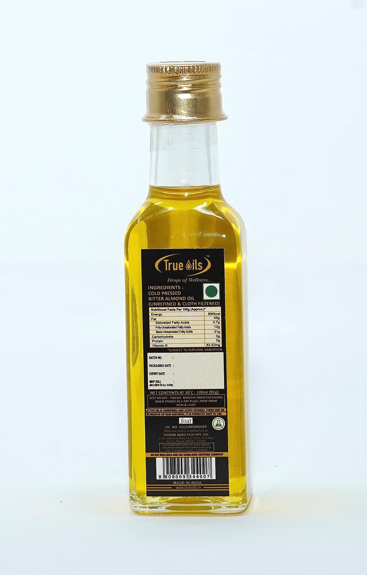 True Oils Sweet Almond Oil