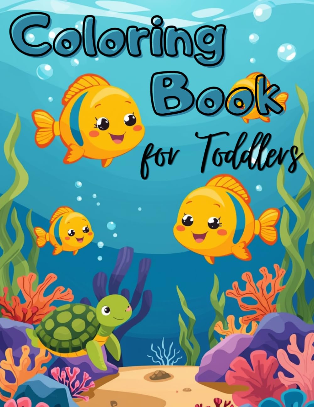 Coloring Book for Toddlers (1–3): Simple and Easy Coloring Pages for Toddlers | Big Shapes for Little Hands