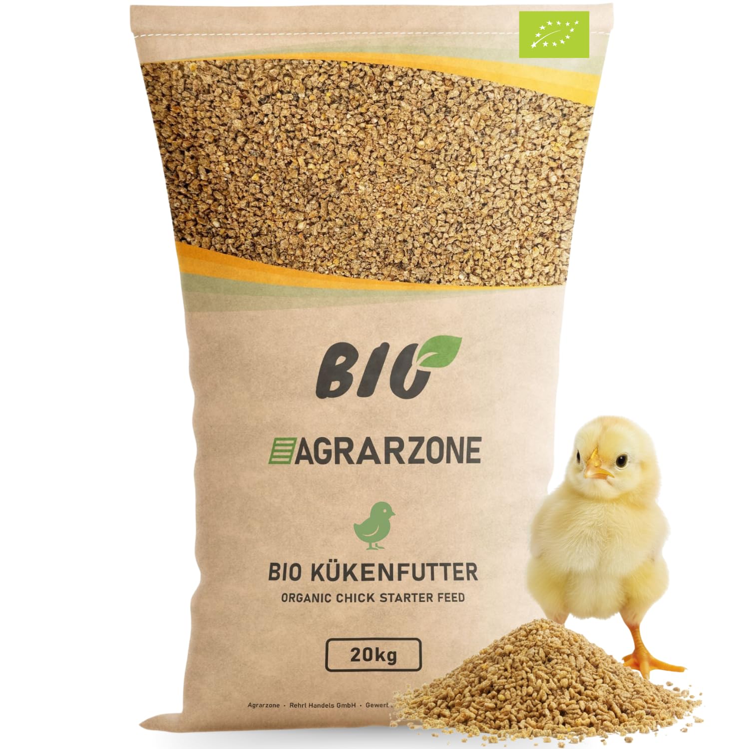 Agrarzone Bio Kükenfutter Starter 20 kg Hühner Geflügel Küken Aufzucht