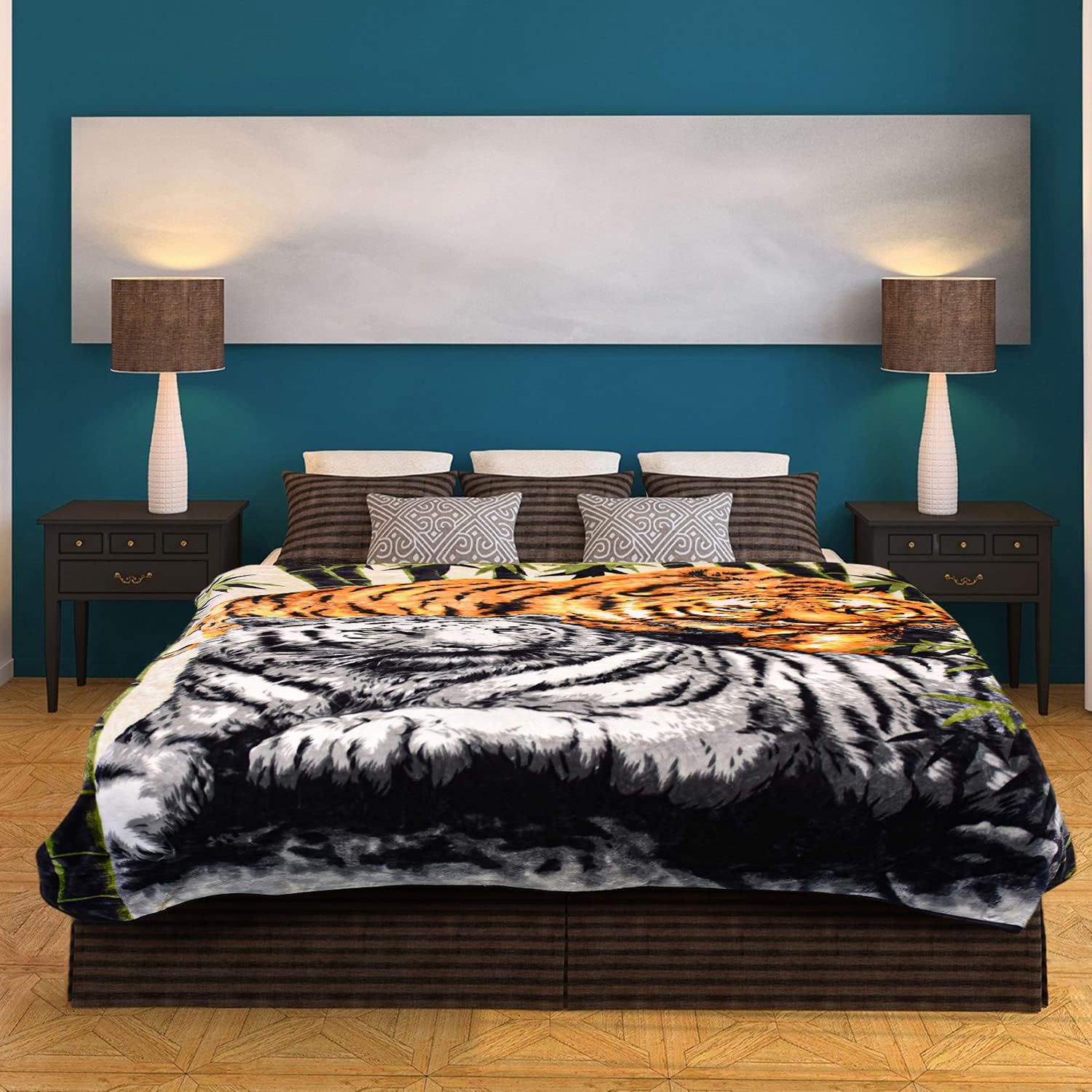 Mexican Blanket La Santa Muerte Korean Mink Blanket Korean