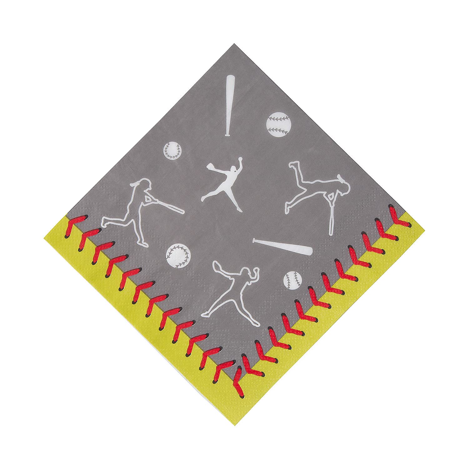 Softball Luncheon Napkins - 16 Pieces
