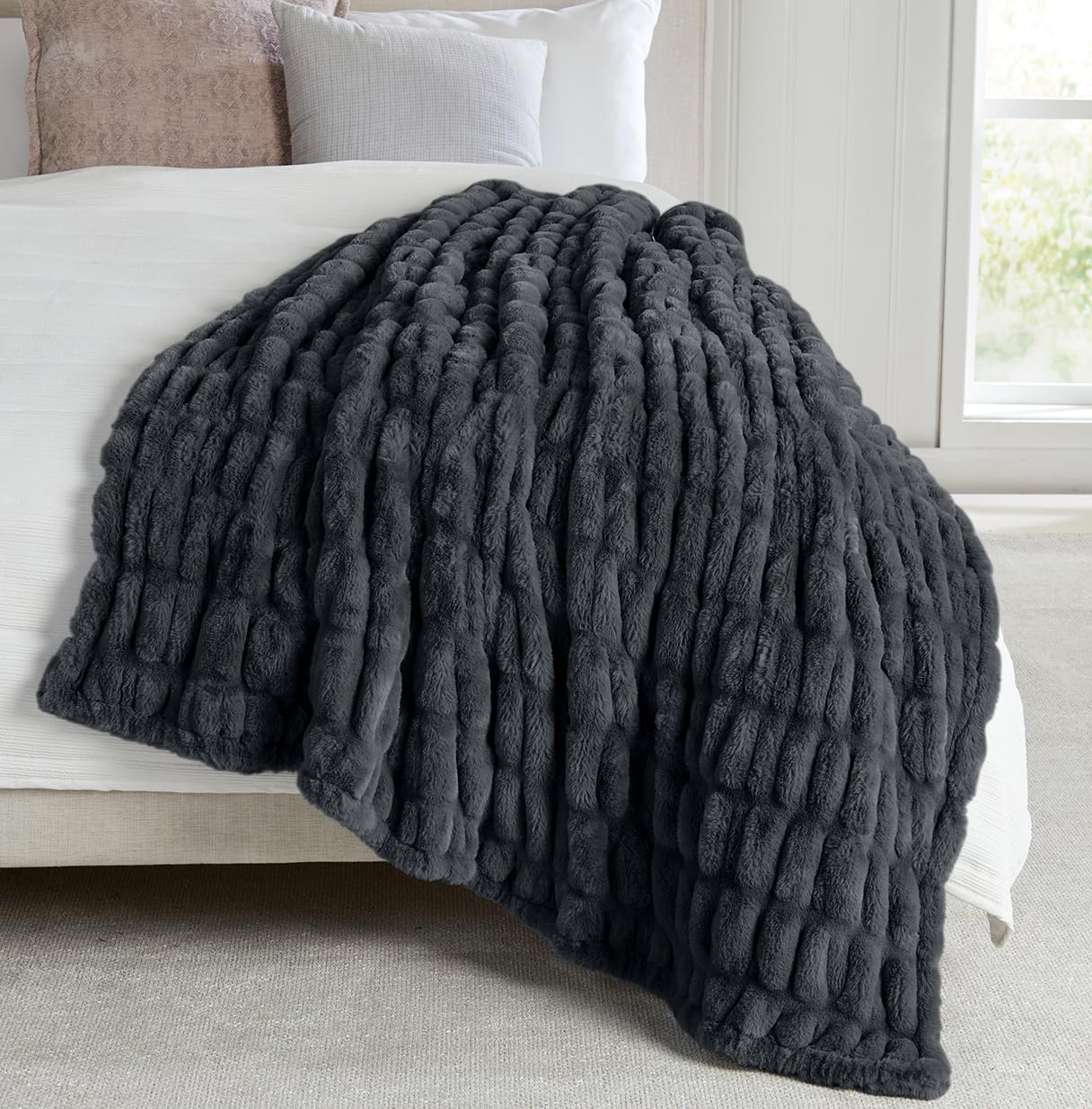 Photo 1 of Springtree Home Luxury Micro Plush Throw Blanket