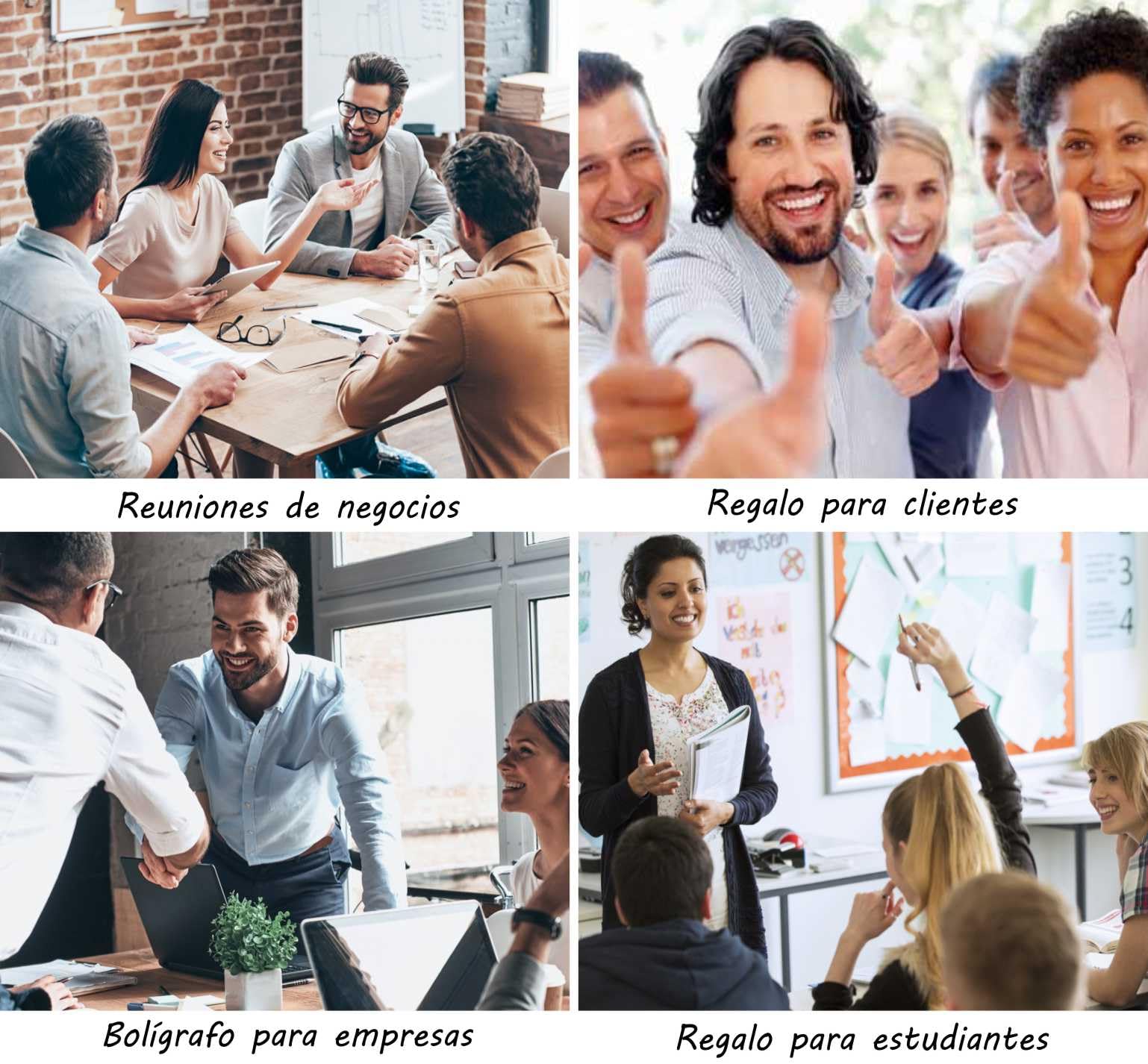 Boligrafos metálico personalizados - Pack de 50 - Perfecto como regalo personalizado para los invitados en bodas, comuniones y cumpleaños, o como bolígrafo promocional. (Blanco)