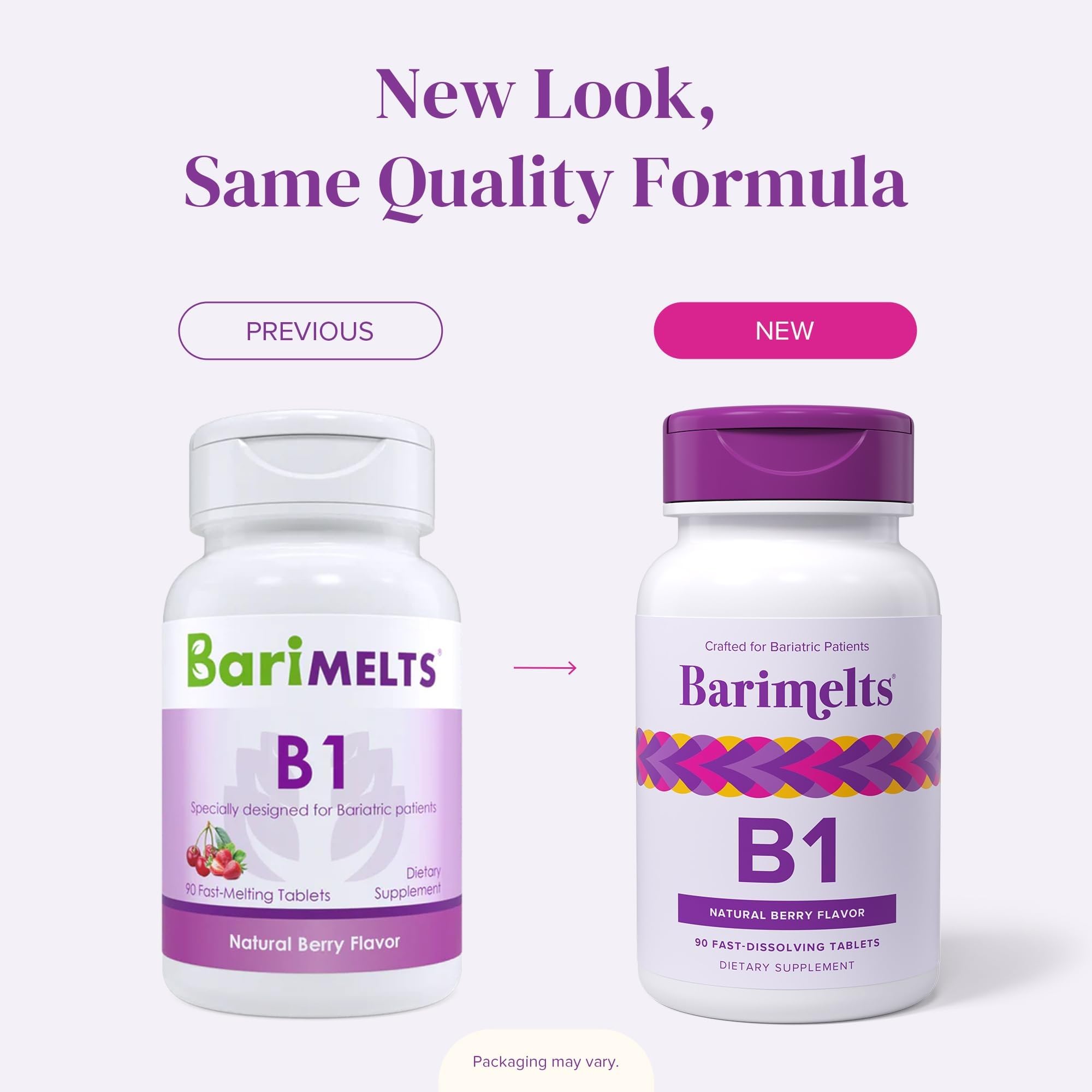 BariMelts Vitamin B1, 90 Tablets, Natural Berry Flavor — Amazon image 6
