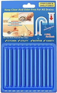 Drain Sticks Drain Cleaner Sticks Sink Cleaner Drain Deodorizer Sticks for Preventing Clogs Eliminating Smelly Odor Kitchen Bathroom Sink Septic Tank Safe