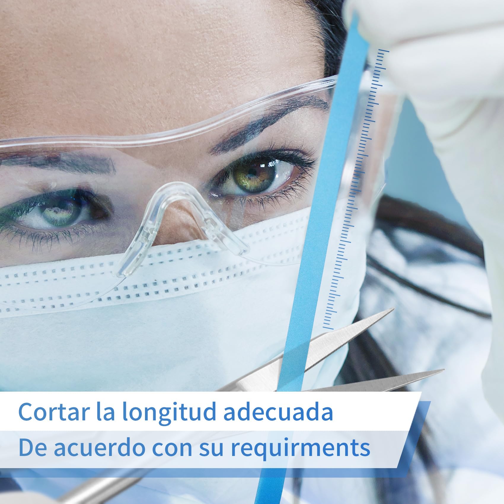 Annhua Tiras de Pulido Dental Abrasivo y Acabado 4mm x 6M Fine Azul