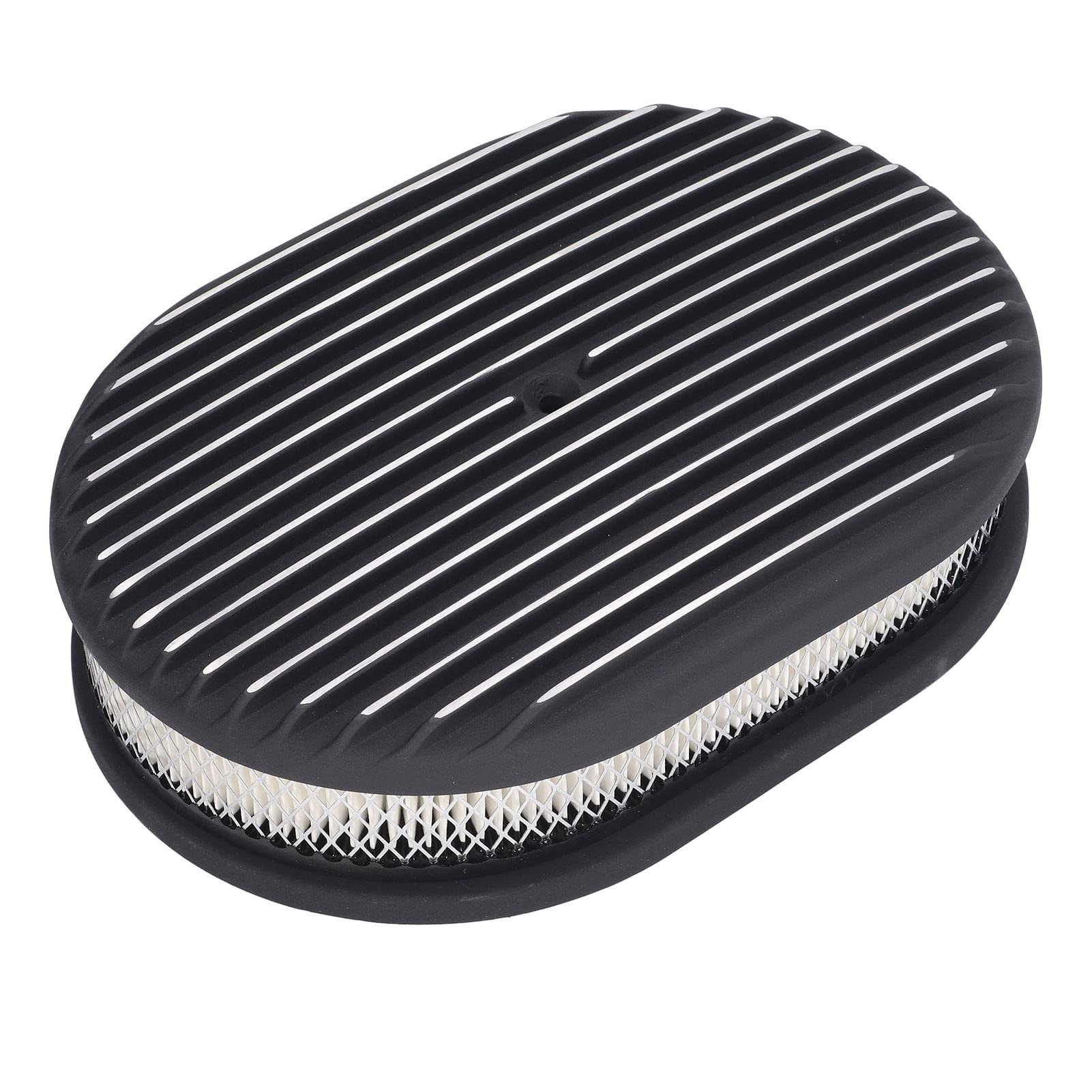 Ovale luchtreiniger, aluminiumlegering, 12 inch, half kwetsbare