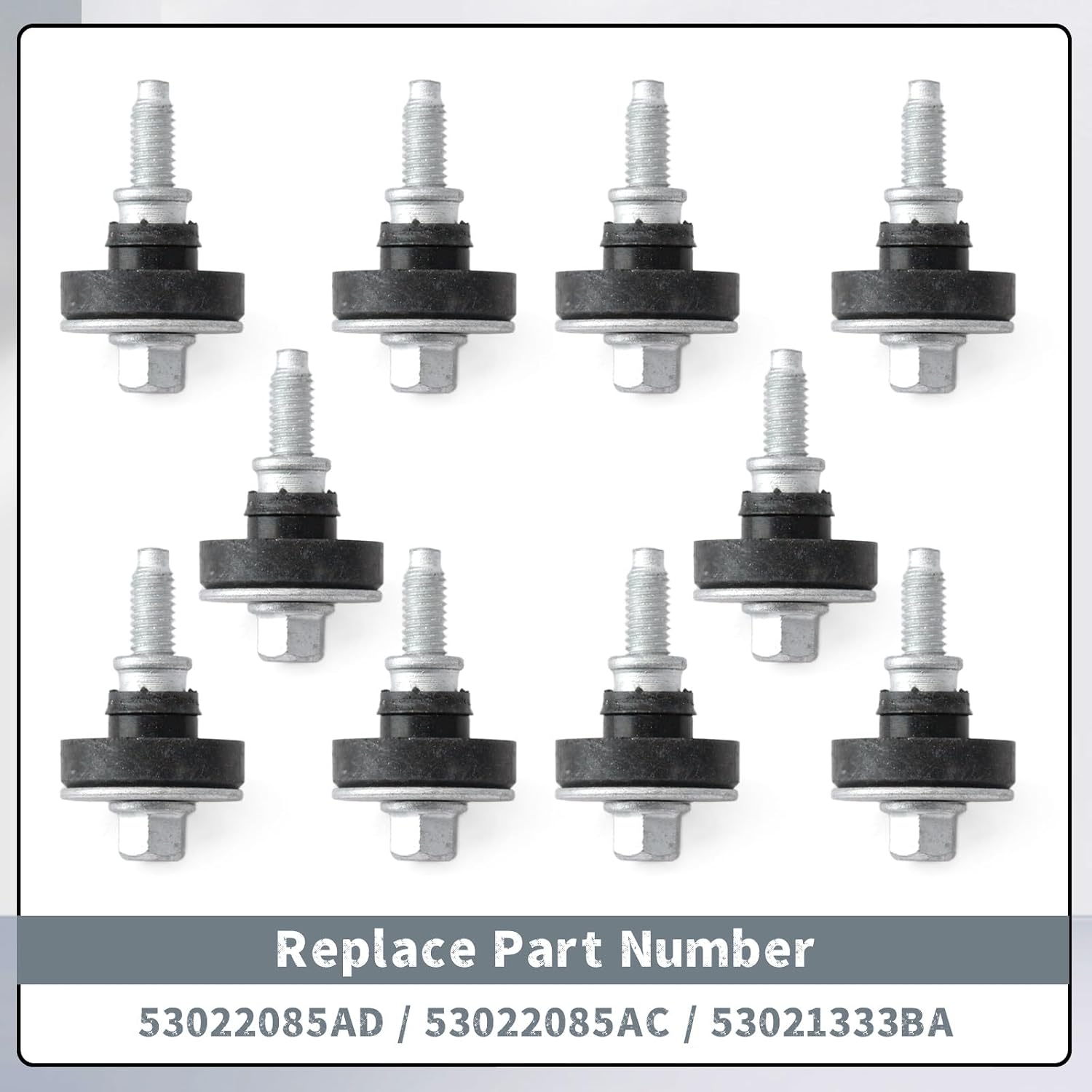 53022085AD Valve Cover Bolts Replacement for Dodge for Jeep for Ram for Chrysler for Mopar 5.7L 6.4L for Hemi Engines 2006-2026, Cylinder Head Valve Cover Mounting Hardware Bolts 10 Pcs
