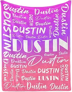Name Blanket Personalized Name Blanket Customized Blanket with Name Text for Adult Kid Birthday Christmas Mothers Fathers Valentines Day Gift