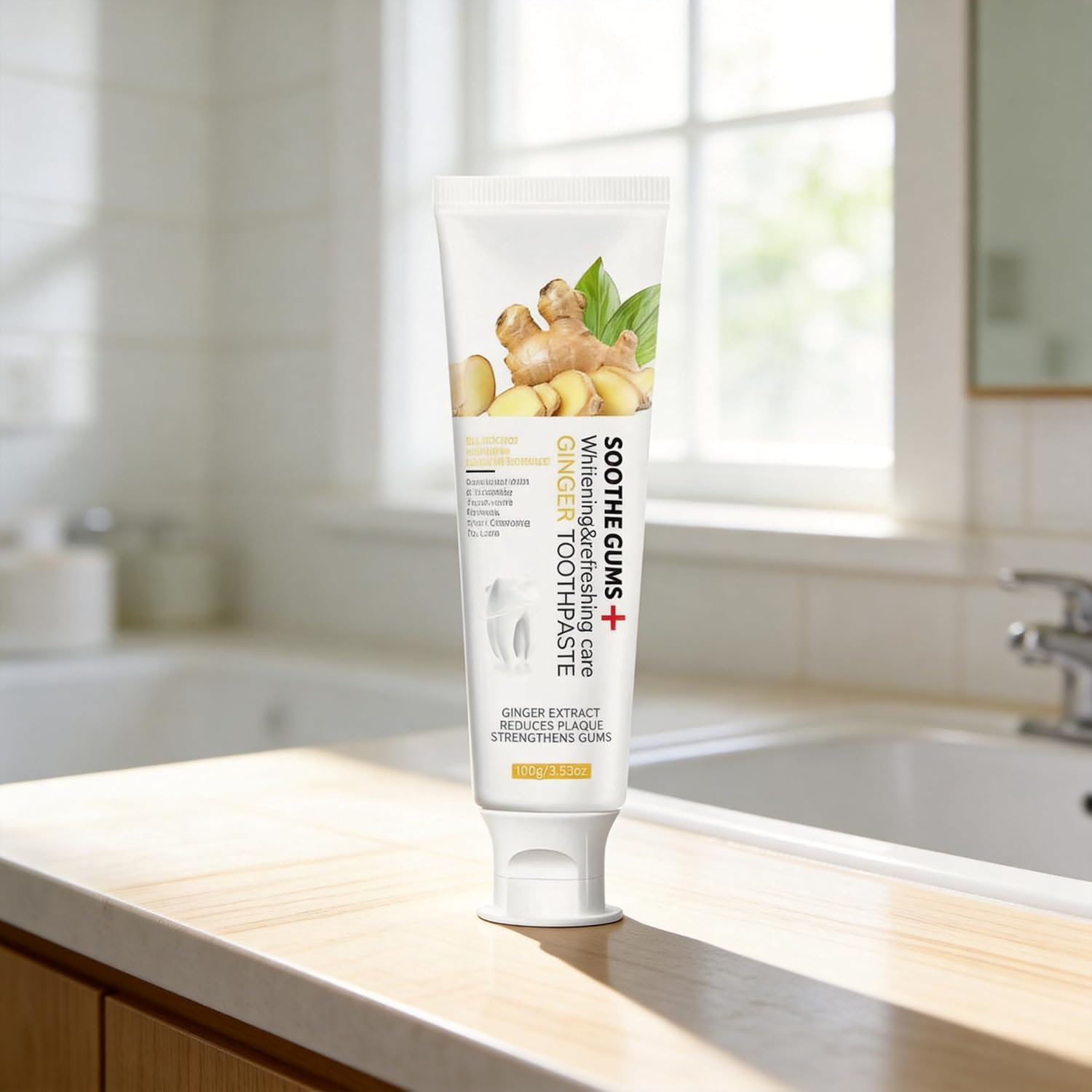 Ginger Toothpaste with Nano Hydroxyapatite Enamel Support image 3