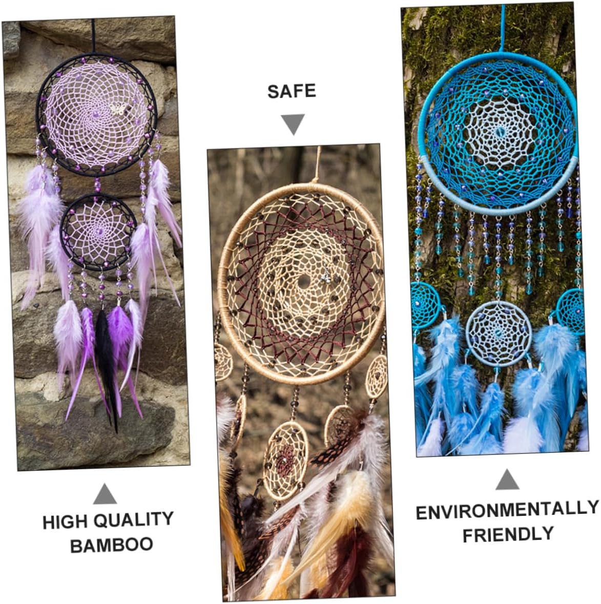 Natural Handiwork Loop Wreath Frame 14Pcs Round Circle DIY Decoration