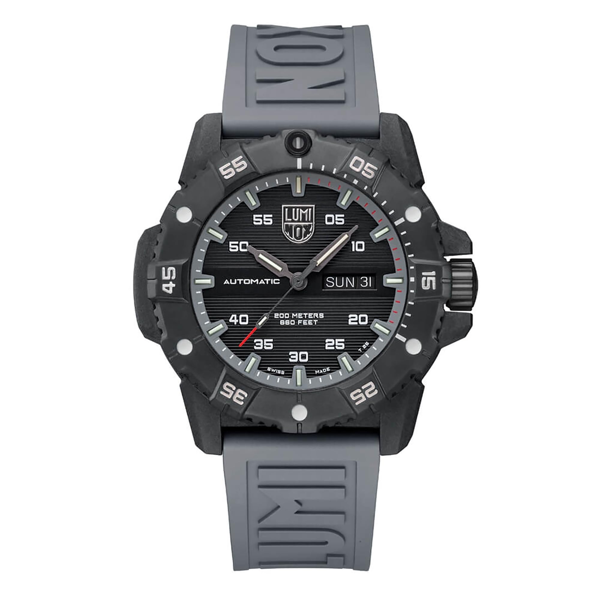 Luminox Rubber Master Carbon Seal Day-Date Analog Dial Color Black Mens Watch - Xs.3862, Band Color-Gray (B0C53DNBTD) Amazon Price History, Amazon Price Tracker