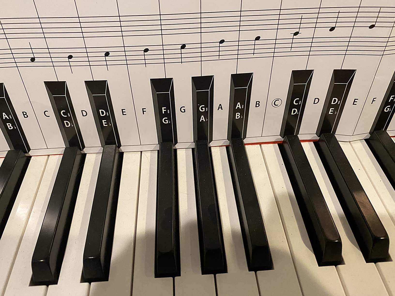 $2/mo - Finance Practice Keyboard & Note Chart for Behind the Piano ...