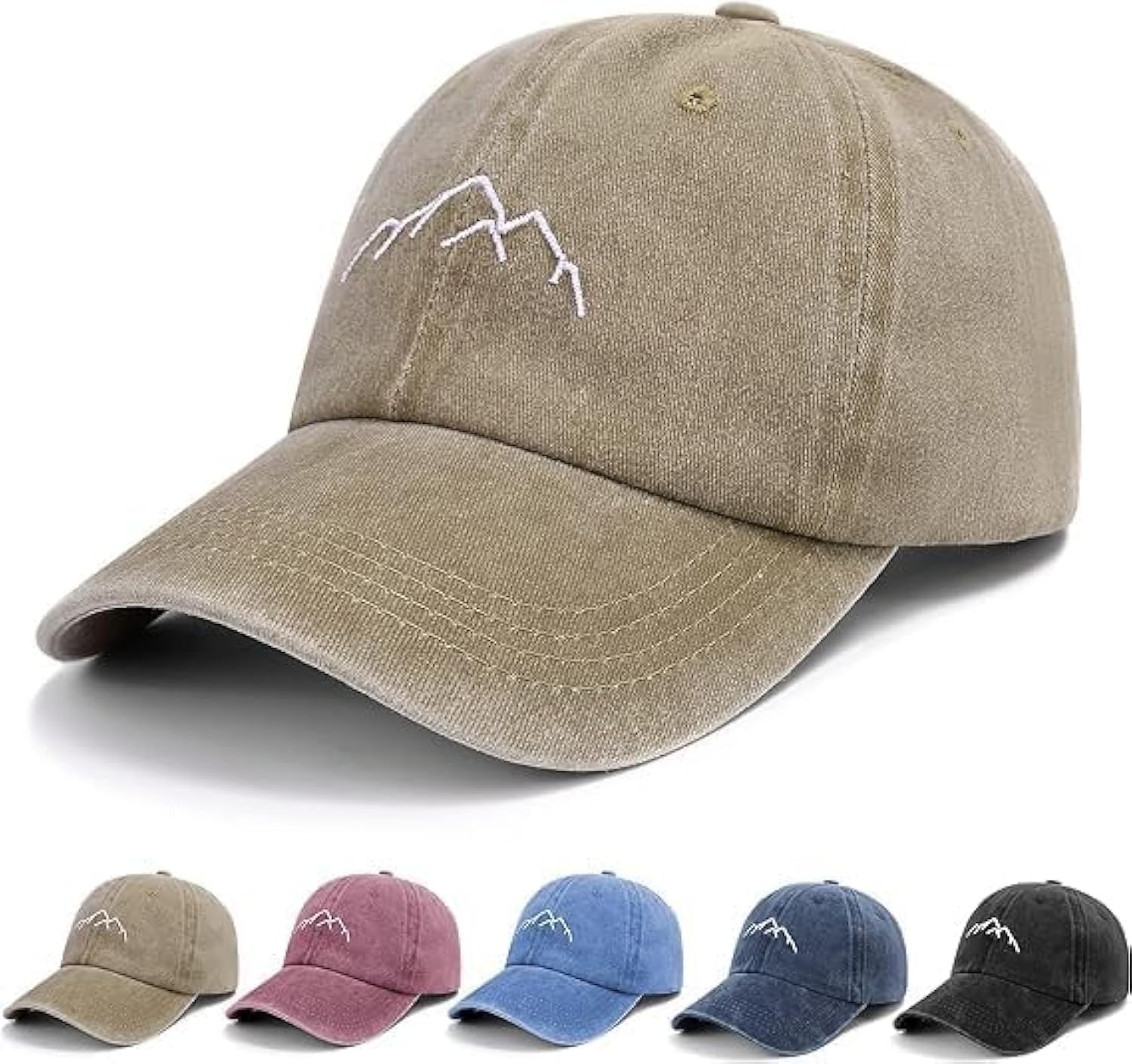 100% Cotton Baseball Cap - The Perfect Golf Dad Hat for Men and Women, Featuring an Adjustable Size for Running Workouts
