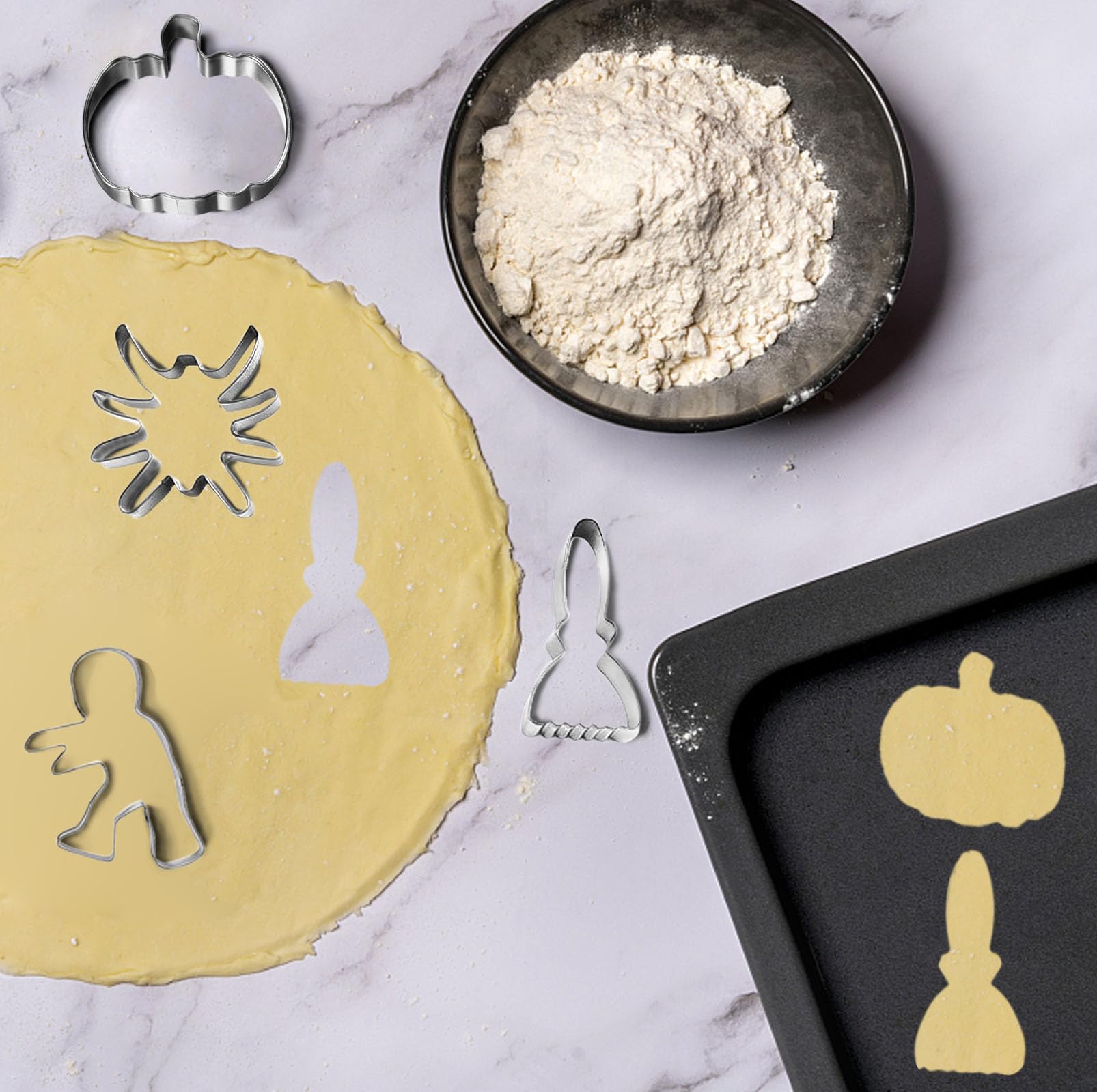 8 Pièces Emporte Piece Paques,3D Moule Biscuit,Emporte-pièces De Pâques