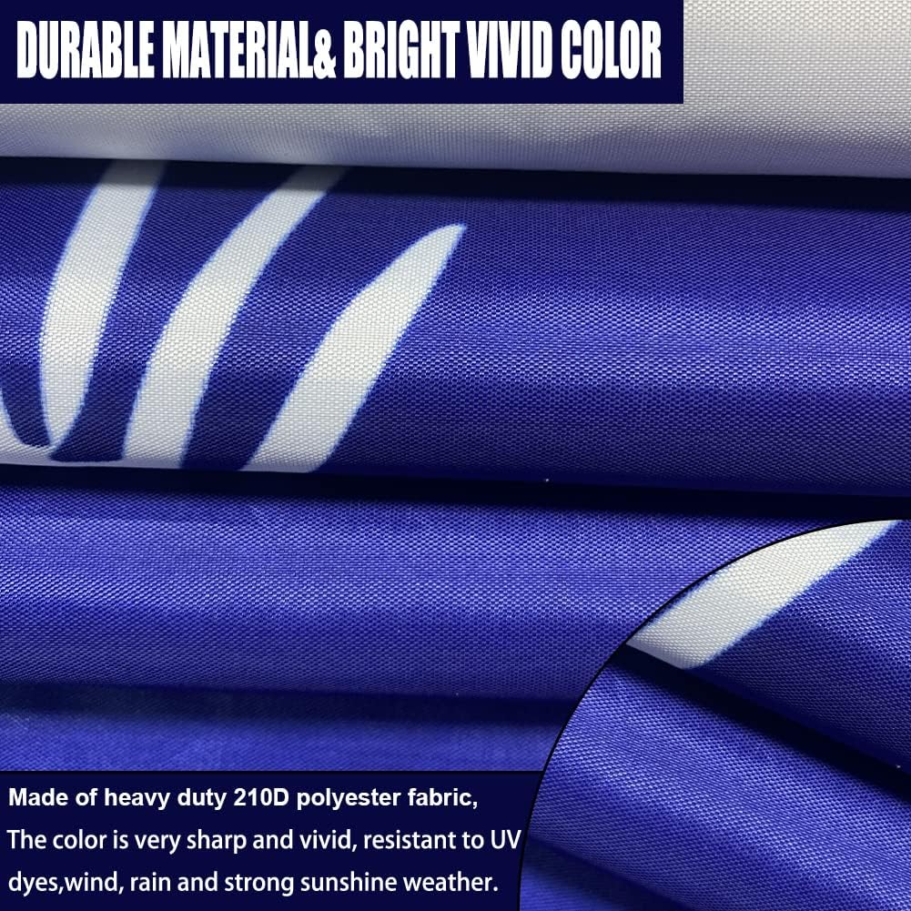 South Carolina Flag 3x5 Outdoor Double Sided- Heavy Duty SC State Flags with 2 Brass Grommets Palmetto State Flag - Image 5