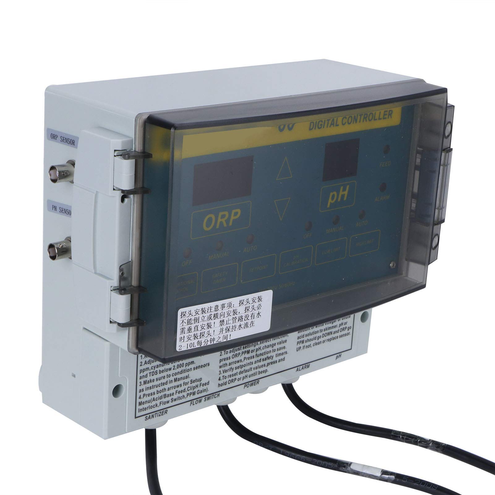 Buy Fockety Digital PH ORP Monitoring Equipment, ORP Meter Kit PH