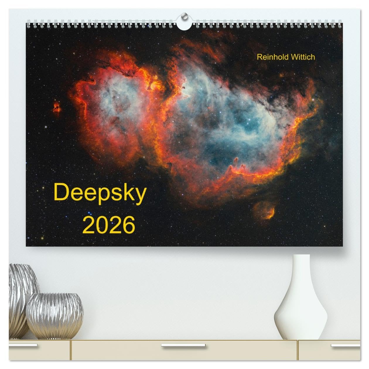 Deepsky 2026 (hochwertiger Premium Wandkalender 2026 DIN A2 quer), Kunstdruck in Hochglanz: Neue Bilder des bekannten Astrofotografen (CALVENDO Wissenschaft)