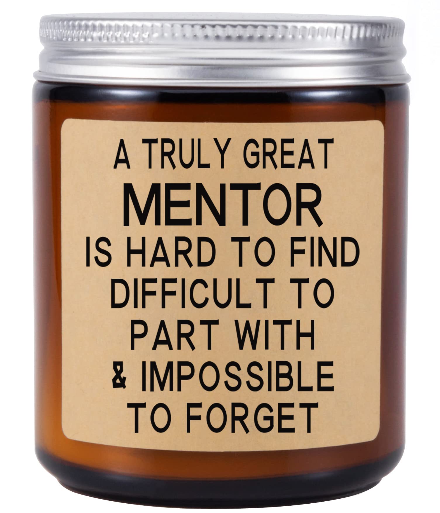 Scented Candle - Mentor Gifts - Retirement Gifts for Mentor, Appreciation Farewell Goodbye Leaving Gift for Boss, Manager Director, Supervisor, Leader, Mentoring Teacher, Peer, Mentor Going Away