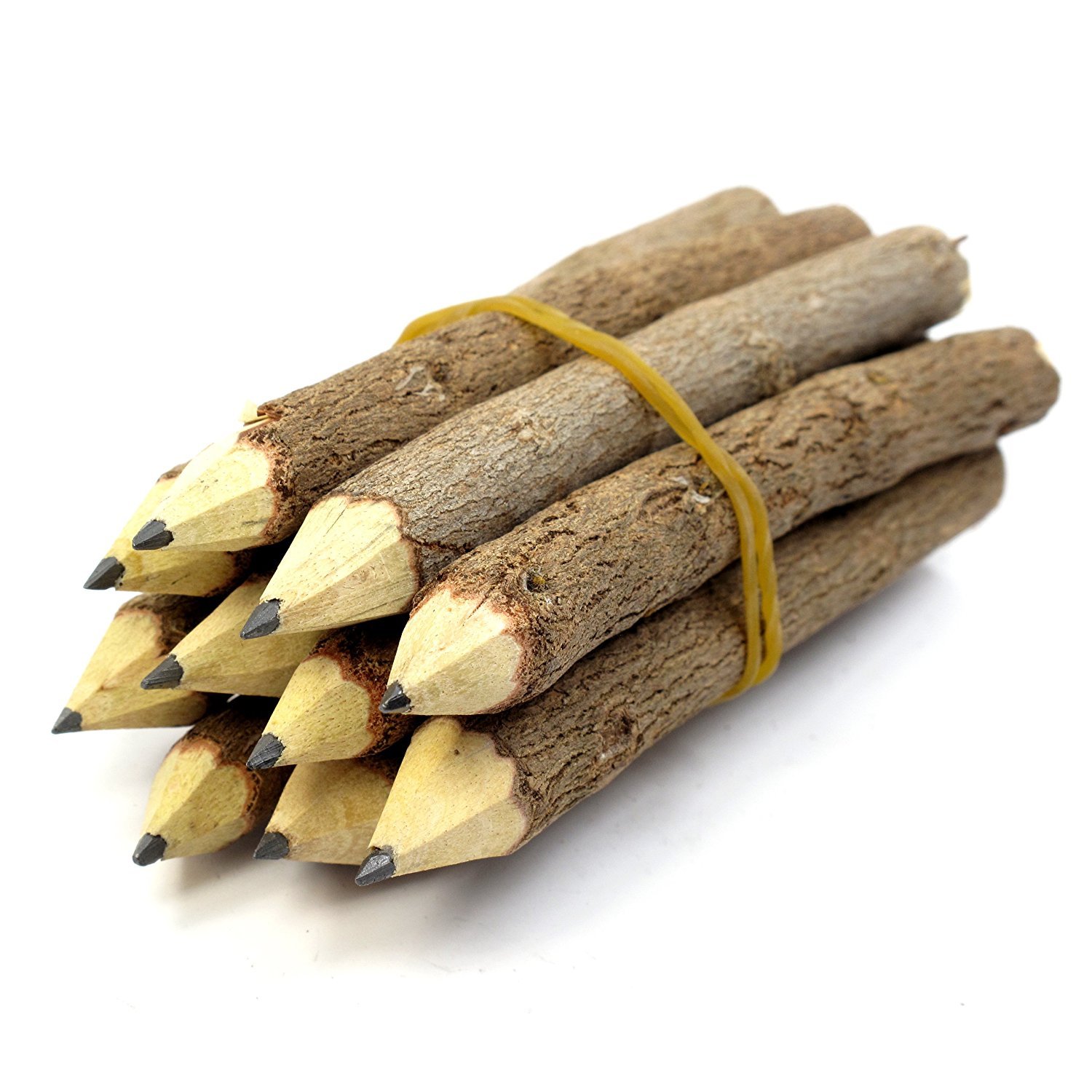 Buy WONDERKART Tree Branch and twig Hand Carved Wood Real Pencils Set