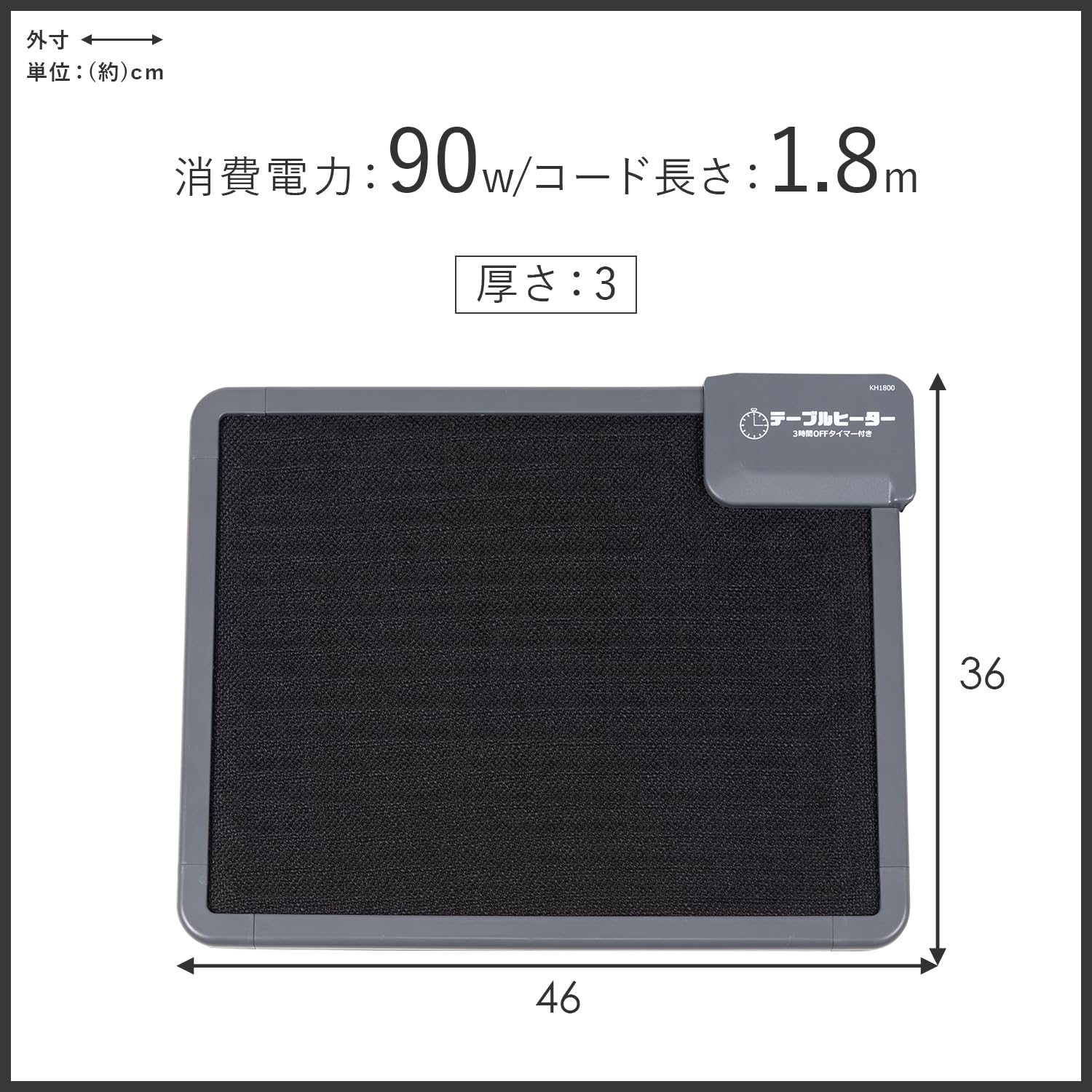 Amazon | 萩原 薄型 デスクヒーター 3個セット 【 マグネット・ネジ