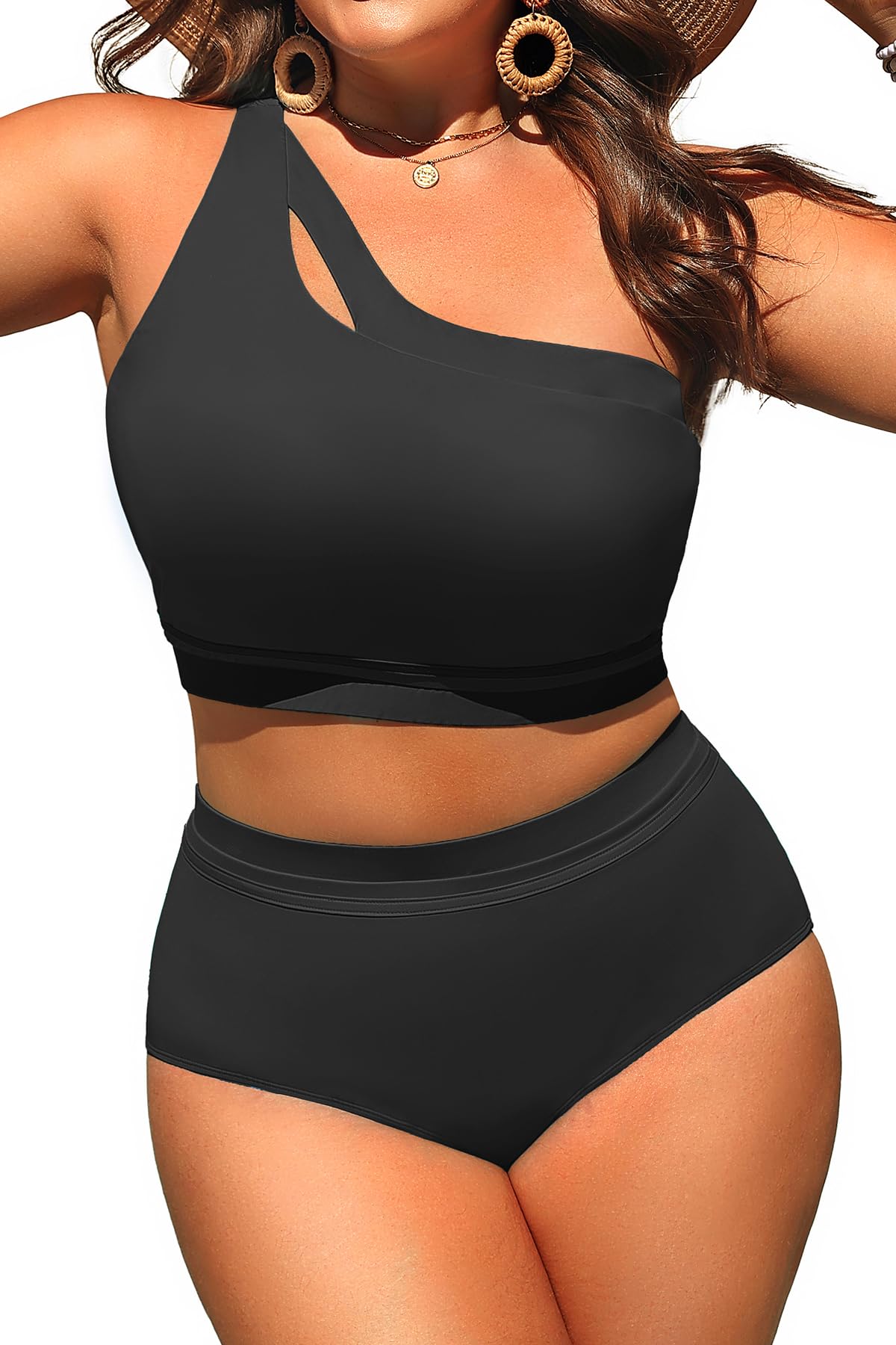 Aqua Eve One Shoulder Bikini