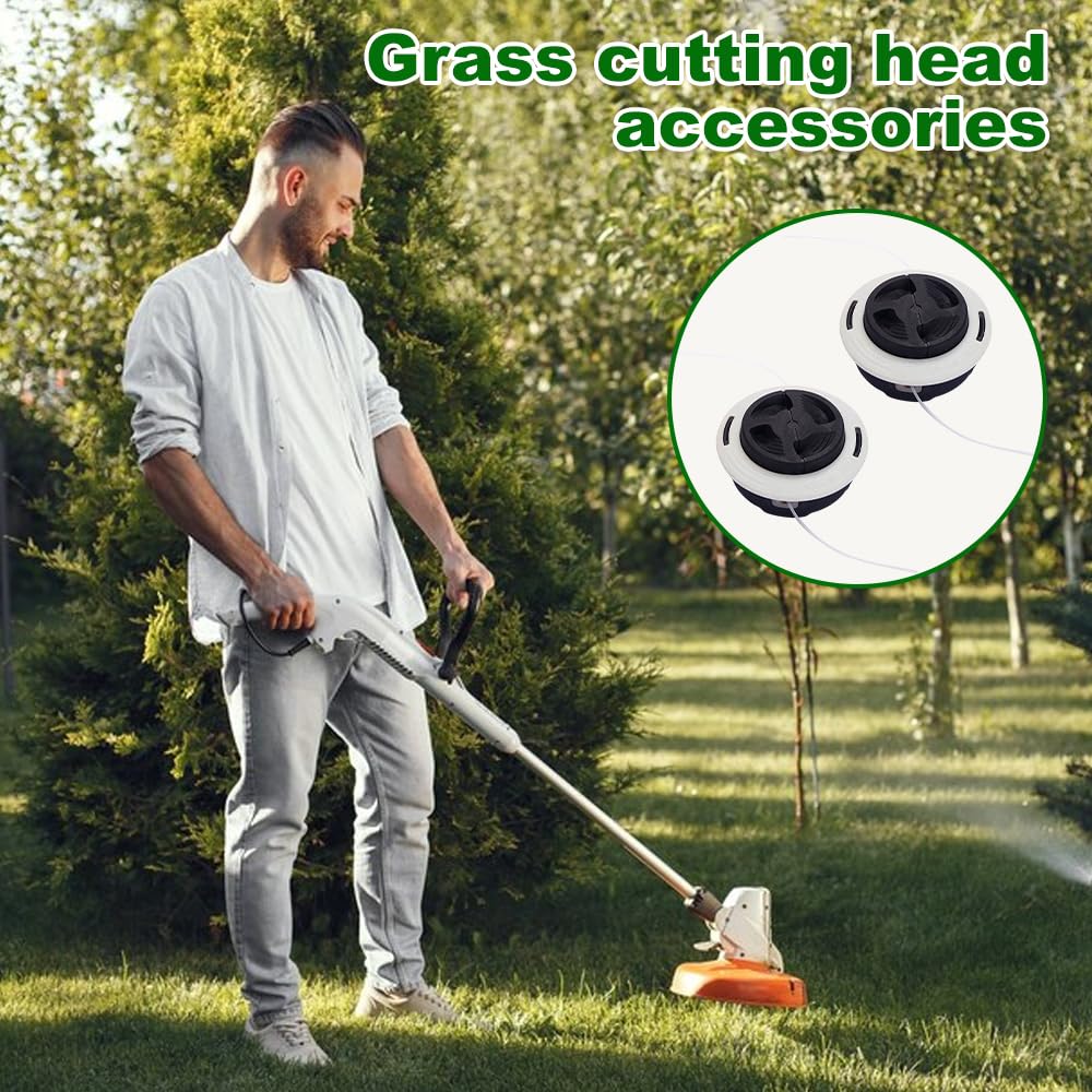 Mineup 2pcs Testina decespugliatore per Stihl AutoCut C26-2, Falciatura capo Sostituire Stihl AutoCut C26-2 Per Stihl FS55, FS56, FS70, FS80, FS85, FS87, FS89, FS90, FS91, FS94, FS111, FS120, FS131