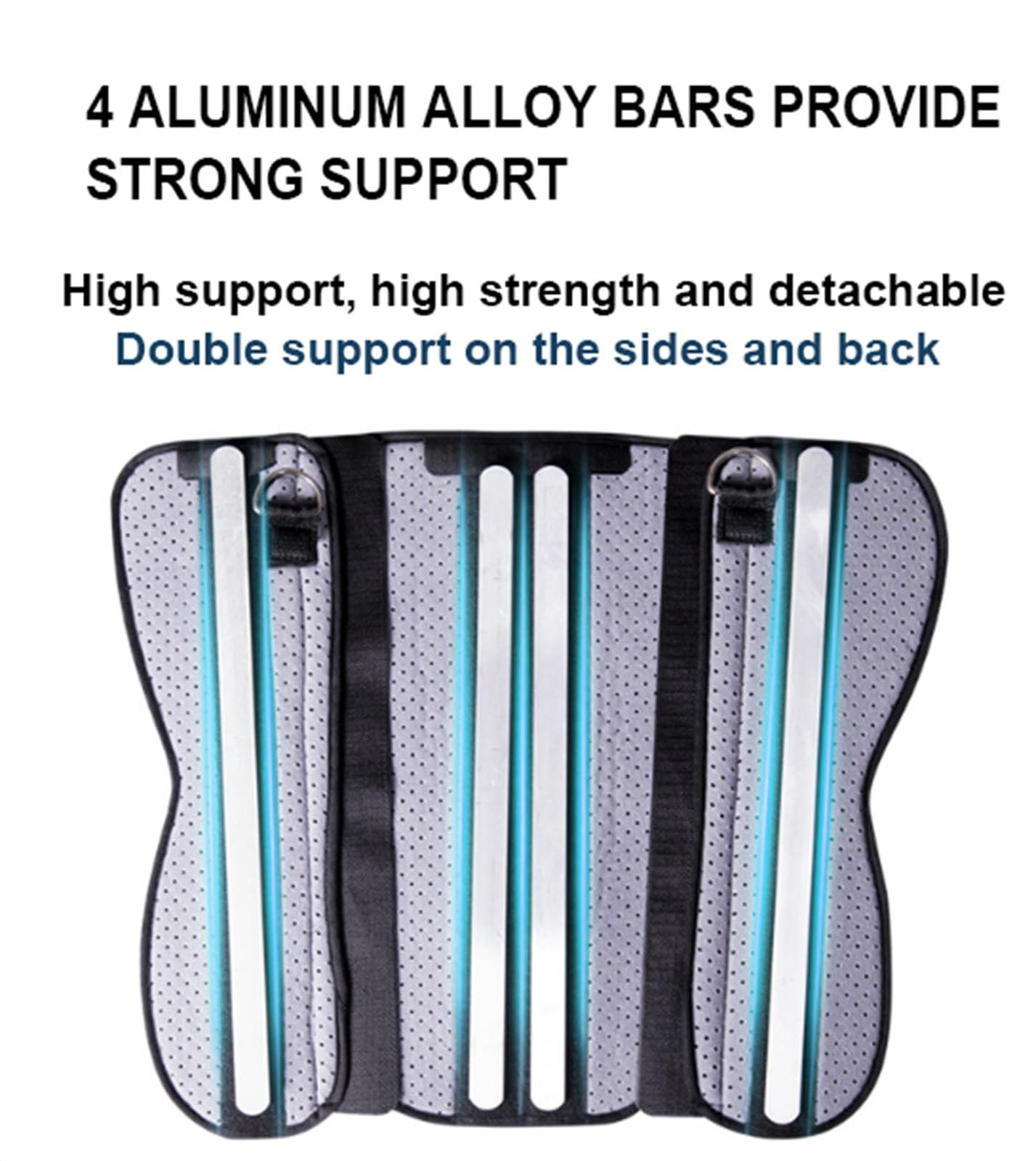 Rodillera Completa con Inmovilizador de Rodilla Ajustable, Soporte de Férula de Rodilla Para Mujeres y Hombres, Cinturón de Fijación de Articulación de Rodilla Postoperatoria,B