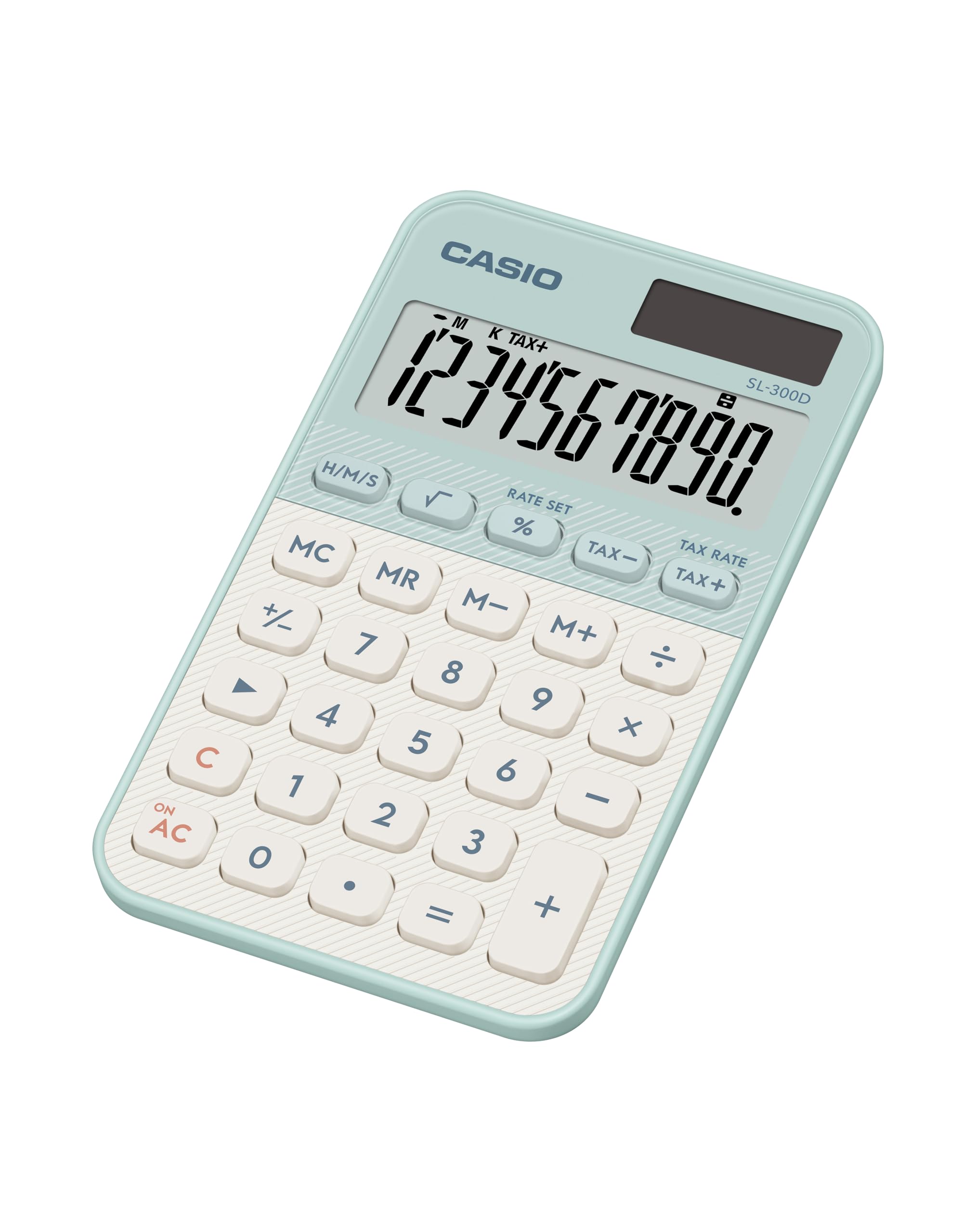 Amazon.co.jp: カシオ デザイン電卓 手帳型カラフル ライトグリーン 10