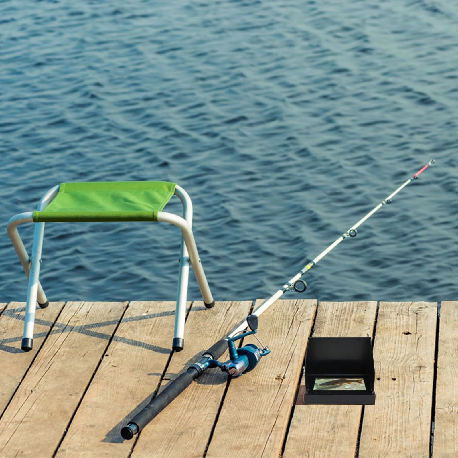 Cámara de pesca subacuática, 4.3 pulgadas, buscador visual de peces, penetración de agua fangosa, batería de 5000 mAh, para río de hielo y barco (4.3IPS + cámara de 20 m)