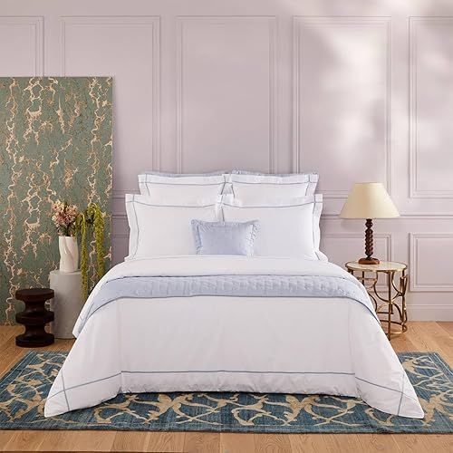 Miniatura 9 de Yves Delorme Athena Sham - Accesorio de cama de lujo, moderno y funcional