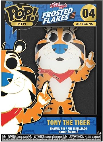Funko POP Pop Tamaño Pin Frosted Flakes - Tony The Tiger (los estilos pueden variar, con posible variante de persecución), multicolor, KLPP0005