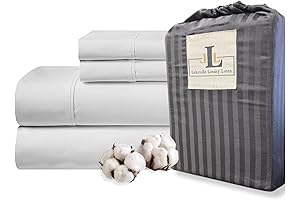 Genuine Egyptian Cotton Sateen XL Full Sheets Set