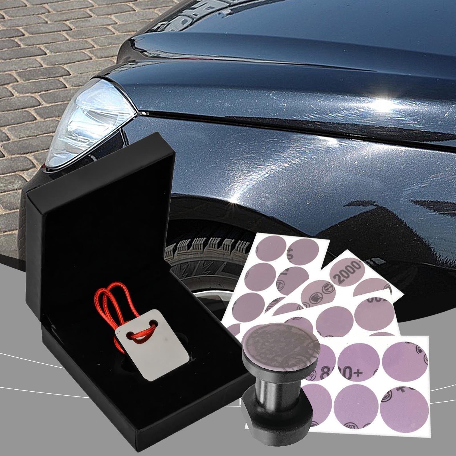 Raschietto per Riparazione Vernice Auto Forniture Rimozione Macchie Veicolo | Utensile Levigatore per Verniciatura per Autovetture SUV Furgoni Hobbisti Meccanici Manutenzione Garage Officina
