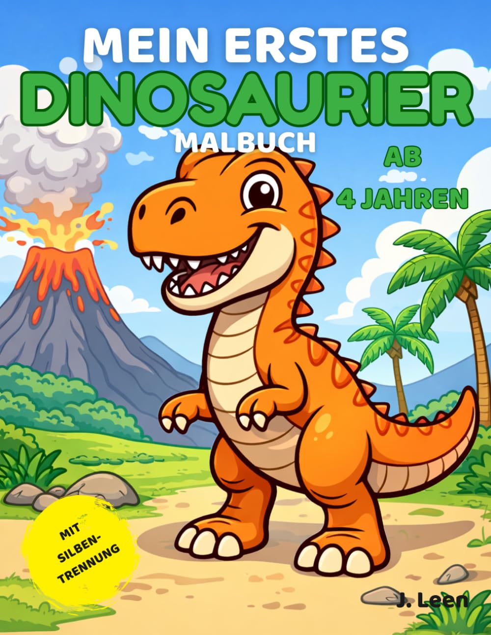 Mein erstes Dinosaurier Malbuch