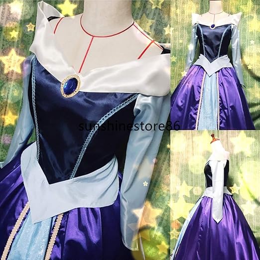 新品未使用 眠れる森の美女 オーロラ ブルー ドレス コスプレ 衣装 Berrapack Com