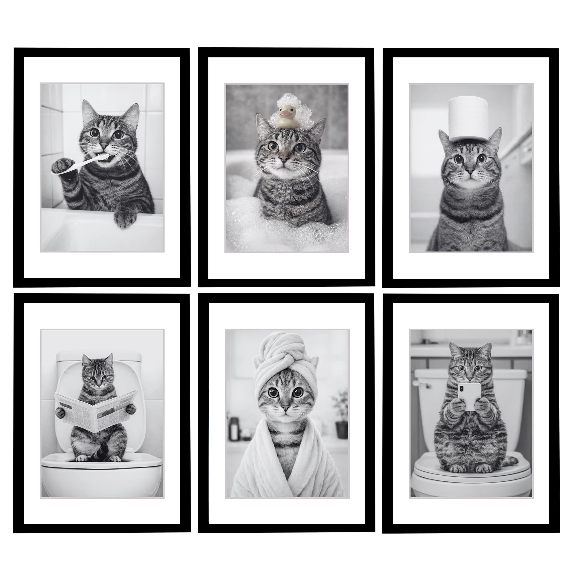 Funny Bathroom Wall Art | Quirky Toilet Signs -9