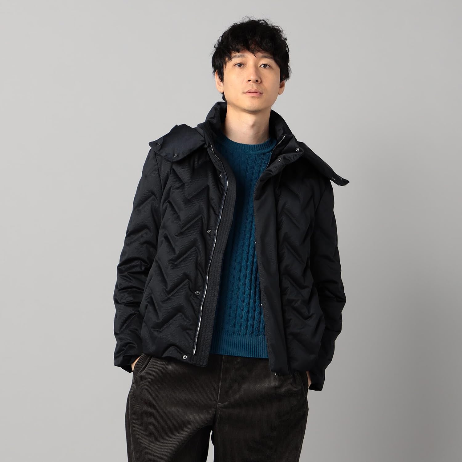 フーデッドショートダウン（12-27DM01-205）｜コムサイズム（COMME CA 