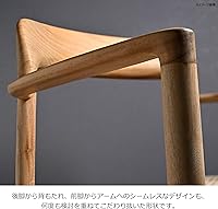 Vista 10 de Silla de comedor, 57×52×76×43cm, Natural